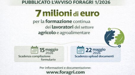 Foragri ha pubblicato l’Avviso 1/2026